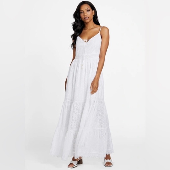 Guess Dresses & Skirts - Guess Stacee Eyelet Maxi Dress